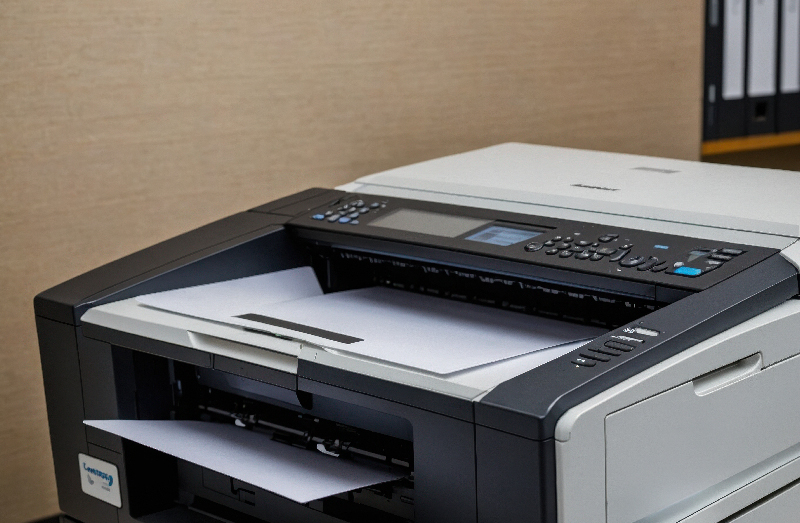 Printer rental in Dubai office setup with Canon multifunction device